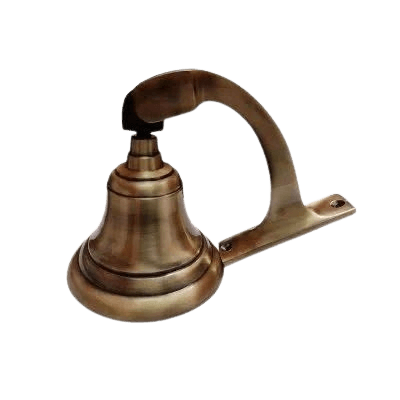 BRASS PLAIN DOOR BELL (ANTIQUE)